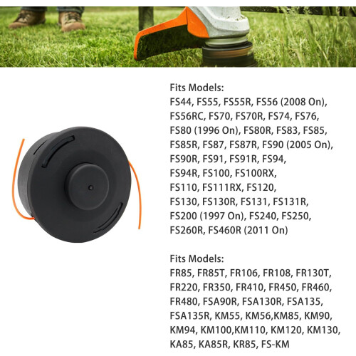 Trimmerkopf für Stihl FS55FS90R FS130 (2er-Pack) 2