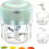Mini Wireless Electric Garlic Grinder, 3-Blade Chopper & Puree Compactor – Compatible with Kitchen Use 6