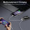 Πράσινο power bank Springtok 10000mAh εξαιρετικά λεπτό μαγνητικό 7