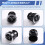 For  3 2011-2015 Car LED Multi-Color Ambient Light Front Dashboard AC Air Condition Vent Outlet 6