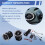 For  3 2011-2015 Car LED Multi-Color Ambient Light Front Dashboard AC Air Condition Vent Outlet 5