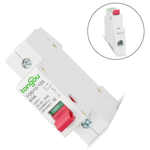 Mosiee AC230V1P hovedafbryder, afbryder 1