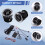 For  3 2011-2015 Car LED Multi-Color Ambient Light Front Dashboard AC Air Condition Vent Outlet 7