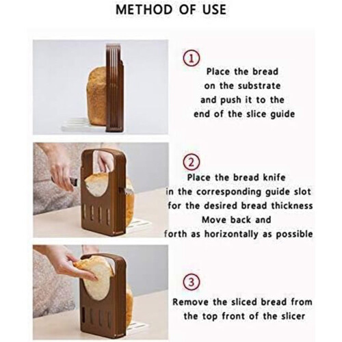 Toast Bread Slicer Plastic Foldable Cutting Guide 2