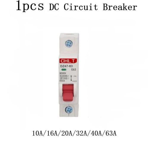 Disjuntor CC 500V Unipolar 10-63A 1 peça 2