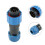IP68 Wasserdichter Luftfahrt-Inline-Steckverbinder 2-9-polig 2