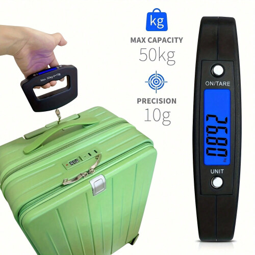 Digital Handheld Luggage Scale 110 lb 1 pc 2