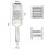 Set affettaverdure 3 in 1 Grattugia per formaggio e cipolla 6