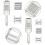 Set affettaverdure 3 in 1 Grattugia per formaggio e cipolla 5