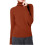 Damen-Rollkragenpullover, einfarbig, aus Baumwolle, gestrickt, schmale Passform 2