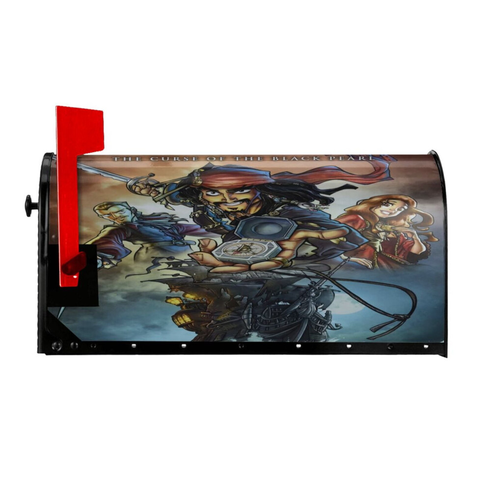 Pirates Of The Caribbean Magnetic Mailbox Cover 21X18 In 928028827600
