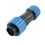 IP68 Wasserdichter Luftfahrt-Inline-Steckverbinder 2-9-polig 8