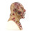 Zombiehoofddeksel, latex feestmasker 2