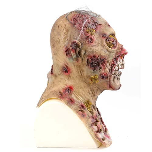 Zombiehoofddeksel, latex feestmasker 1
