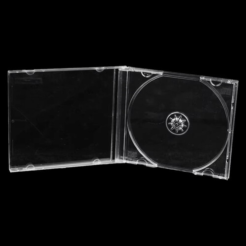 Transparant plastic cd/dvd-hoesje (los exemplaar) 2