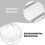 Folding Bathroom Shelf White Corner Rack 3-Tier 3