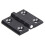 Black Metal Butt Hinges for Doors and Cabinets 2