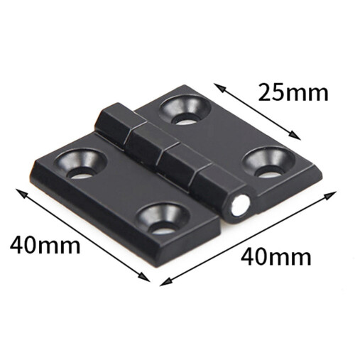 Black Metal Butt Hinges for Doors and Cabinets 2