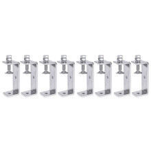 Abrazadera de Metal Abrazadera de Trabajo Pesado Abrazadera C Abrazadera para CarpinteríA con Aberturas de Mordaza Ancha (100 Mm), 8 Piezas