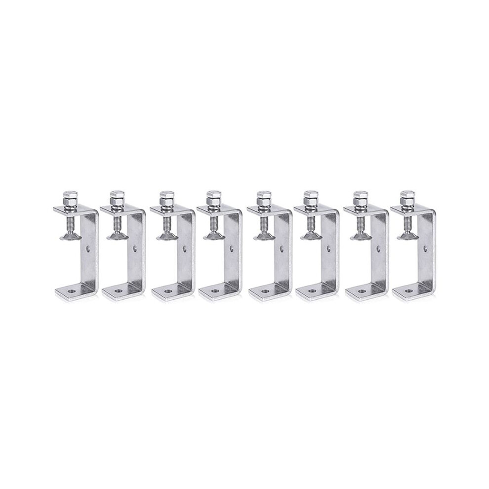 Metal Clamp Heavy Duty Clamp C Clamp Woodworking Clamp With Wide Jaw Openings (100Mm), 8Pcs 6033419990192
