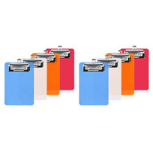 4inch X 6inch Clipboard, 8Pcs Small Clipboards, Clip Board Notepads Clipboard, Memo Size Pocket Plastic Clipboard