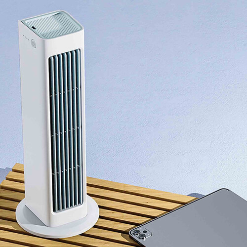 Silent tower fan with remote, wall-mountable and detachable 1