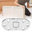 Mosiee zinc alloy folding table hinges2pcs 6