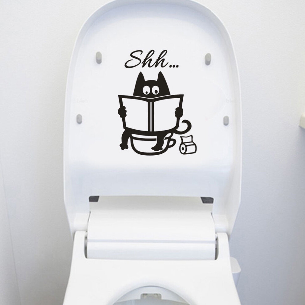 Wall Decals Shh Toilet Removable Vinyl Mural 928028832277