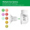 Breast Pump Flange Inserts 17mm 8 Pcs Compatible with 24mm 3