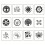 Stamping embossing soldering iron leaf pattern 30mm 5