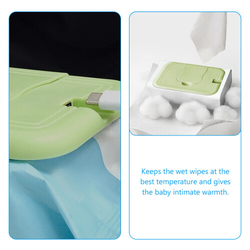 Chauffe-lingettes pour bébé, distributeur portable, 1 paquet 2
