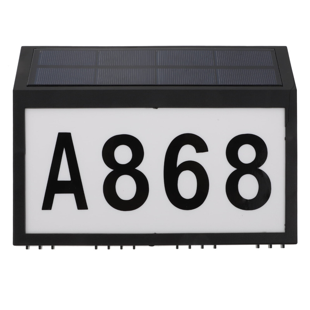 Outdoor Wall-Mounted Illuminated House Number Sign Led 928028835247