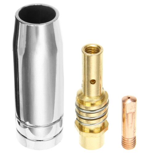 MIG Welding Torch Set0.8mm Nozzle Contact Tip11pcs 2
