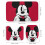 Σετ κουρτινών μπάνιου Mickey family με αντιολισθητικά χαλιά 4 τεμάχια 3