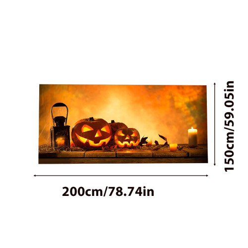 Tapisserie décorative d'Halloween pour garage (1 pièce) 2