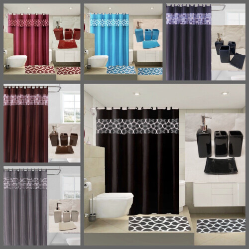 Badezimmer-Set mit Zubehör, 19-teilig 2