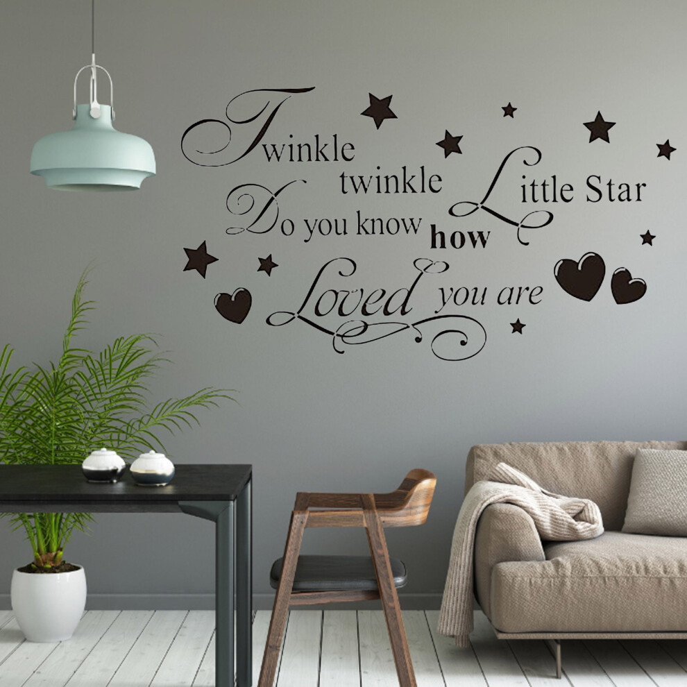 Butterfly Wall Decals English Letter Design 1 Set 928028831997