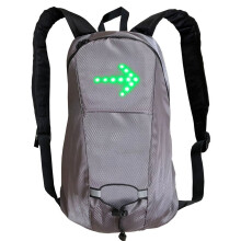 Cycling LED turn signal backpack 15L