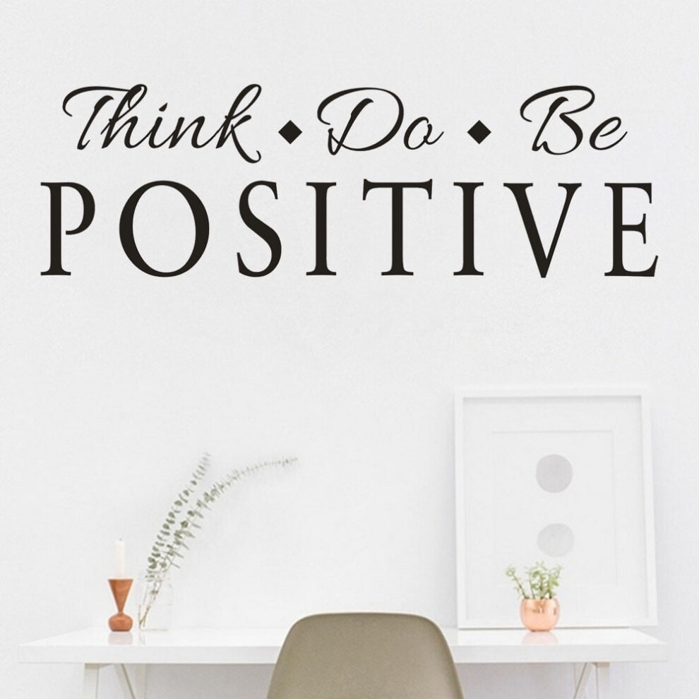Think Positive Wall Decal Removable Vinyl Mural 928028832413