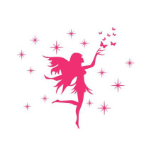 Wall Decals Stars and Butterflies for Kids 12pcs