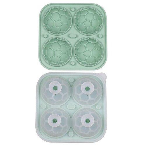 Καλούπια πάγου σιλικόνης Kayannuo Home Essentials Clearance, Instant Ice Box σε σχήμα ποδοσφαίρου,
