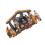 Kerststalbeeldje/ornamentset van hars. 4