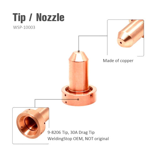 Buse de torche à plasma pour Thermal Dynamics SL60-100 (lot de 5) 2