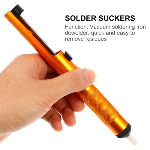 Solder Suction Device Aluminum Soldering Kit 9 Pcs 2