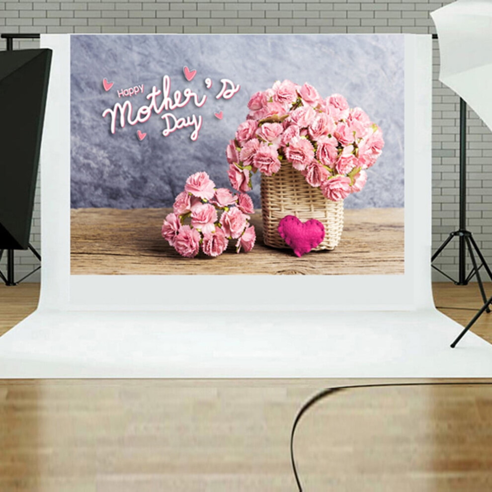 Mother's Day Wall Floor Photography Backdrop 5X3 Ft 9314556714863