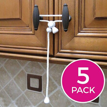 YiFudd cabinet lock no-drill rope set 5 pcs