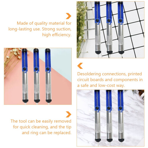 Suction Pump Tin Extractor Pen for Soldering 10 Pcs 1