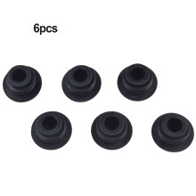 HONGDI MTB bike handlebar end plugs rubber 6 pack