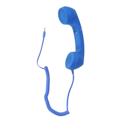 Troglfold 3.5mm retro telephone handset blue 1