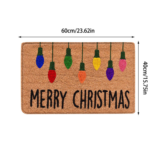 Weihnachtsfußmatte mit Cartoon-Gnom, 45,7 x 76,2 cm 2